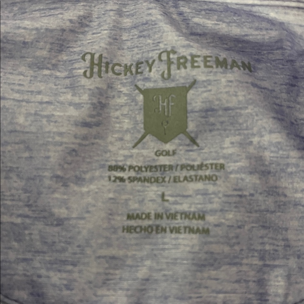 Hickey Freeman Lavender Patterned Button Down Gol… - image 4